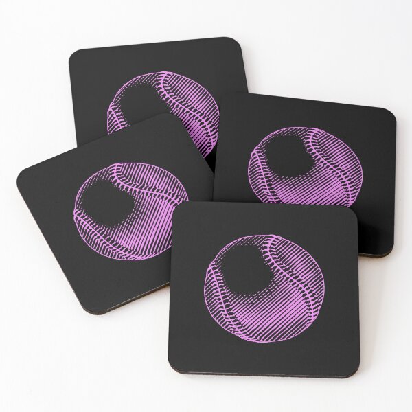 Item preview, Vintage Violet Baseball Ball Art Graphic designed and sold by pattern-archive.