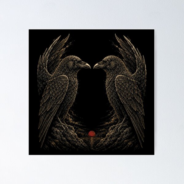 Item preview, Shared Void — Twin Ravens and the Space Between designed and sold by OblivionRise.