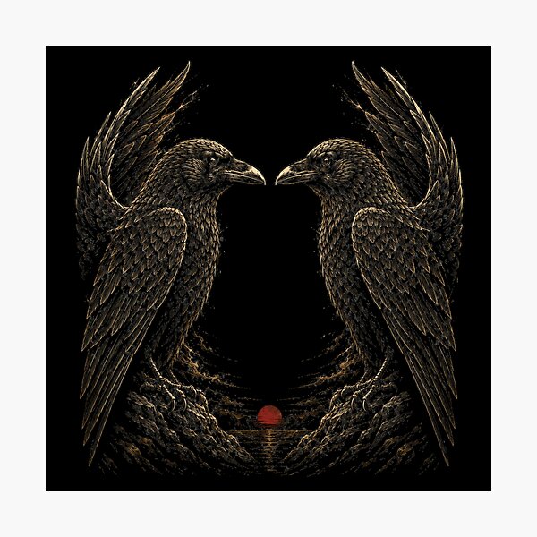 Item preview, Shared Void — Twin Ravens and the Space Between designed and sold by OblivionRise.