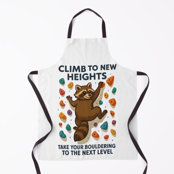 Artikelvorschau, Bouldern Waschbär Motivation: Climb New Heights entworfen und verkauft von Pineapple-Tree.