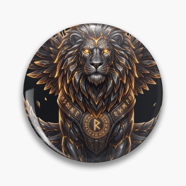 Item preview, Runic Winged Lion Guardian | Legendary Fantasy Beast designed and sold by Origamoart.