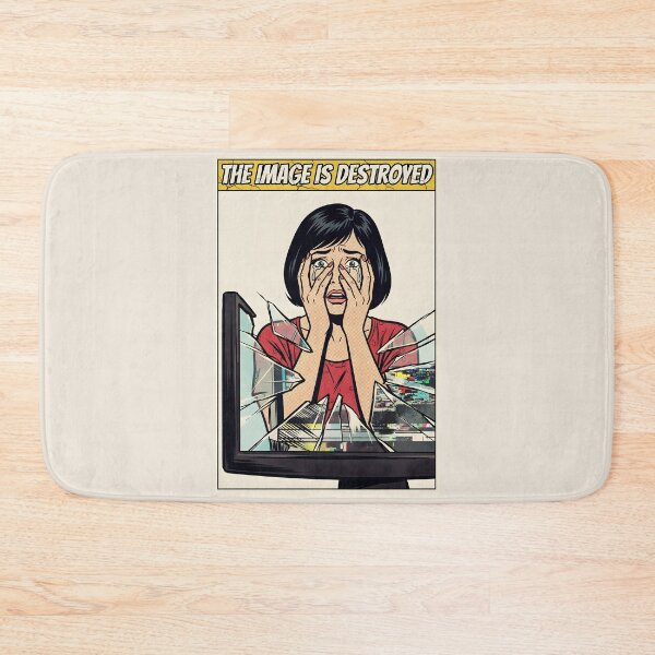 Item preview, Broken Screen Existential Melancholy Minimalist Poster designed and sold by DuckOddity.