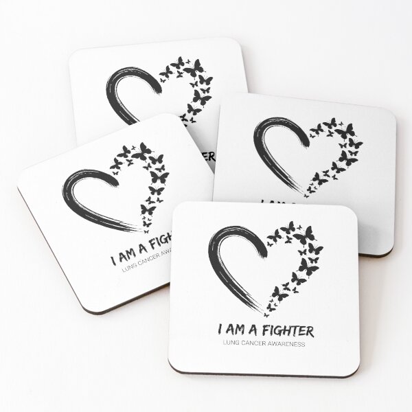 Item preview, I AM A FIGHTER — LUNG CANCER AWARENESS designed and sold by jkrphoto.