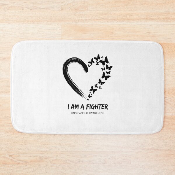 Item preview, I AM A FIGHTER — LUNG CANCER AWARENESS designed and sold by jkrphoto.