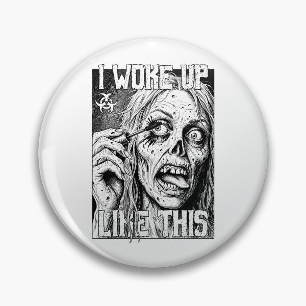 Item preview, Zombie Girl I Woke Up Like This Funny Halloween Woman designed and sold by GrandeDuc.