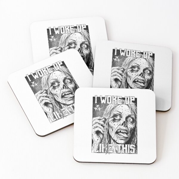 Item preview, Zombie Girl I Woke Up Like This Funny Halloween Woman designed and sold by GrandeDuc.