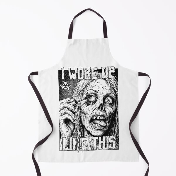 Item preview, Zombie Girl I Woke Up Like This Funny Halloween Woman designed and sold by GrandeDuc.