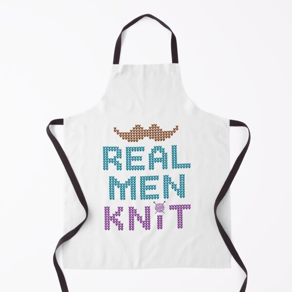 Item preview, Real Men Knit Knitting Knitter designed and sold by jaygo.