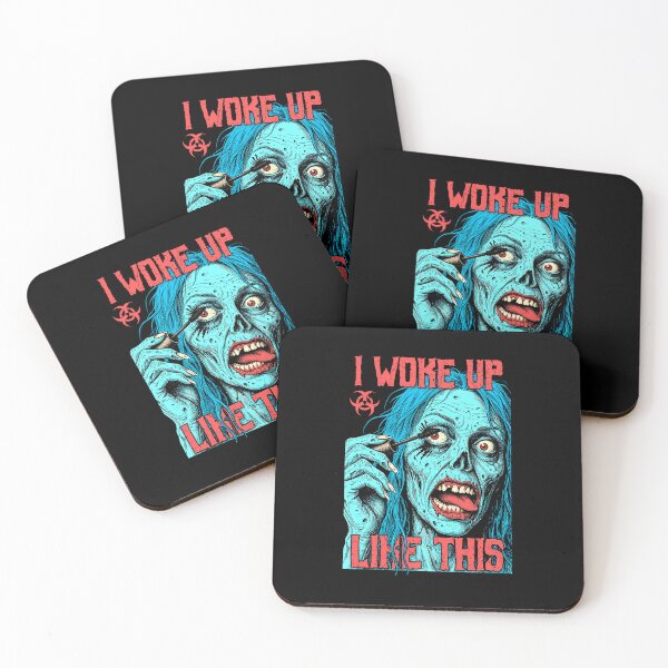 Item preview, Zombie Girl I Woke Up Like This Funny Halloween Woman designed and sold by GrandeDuc.