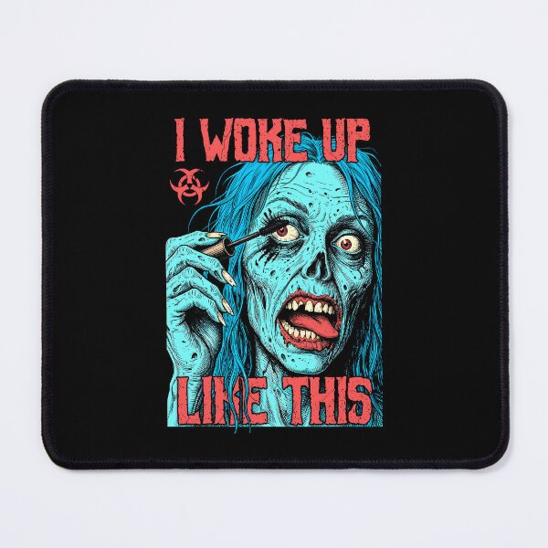 Item preview, Zombie Girl I Woke Up Like This Funny Halloween Woman designed and sold by GrandeDuc.