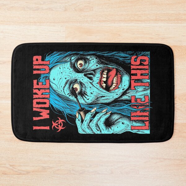 Item preview, Zombie Girl I Woke Up Like This Funny Halloween Woman designed and sold by GrandeDuc.