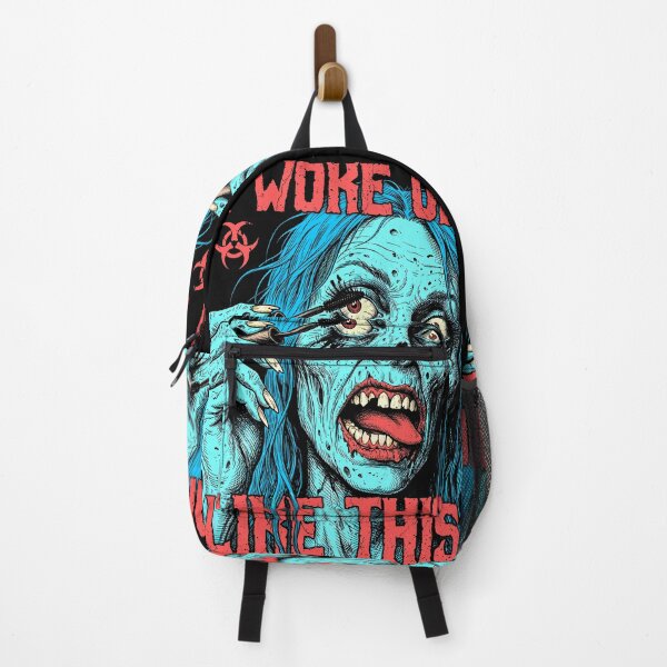 Item preview, Zombie Girl I Woke Up Like This Funny Halloween Woman designed and sold by GrandeDuc.