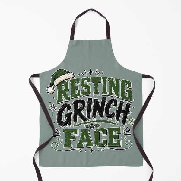 Item preview, Resting Grinch Face – Funny Christmas Holiday Design designed and sold by TheStephanieRome.