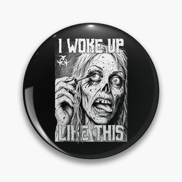 Item preview, Zombie Girl I Woke Up Like This Funny Halloween Woman designed and sold by GrandeDuc.