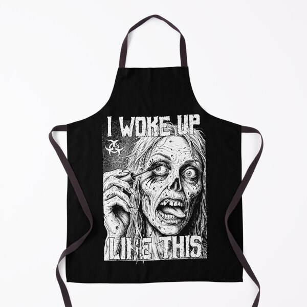 Item preview, Zombie Girl I Woke Up Like This Funny Halloween Woman designed and sold by GrandeDuc.