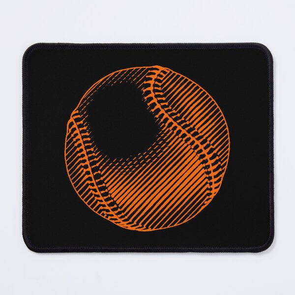 Item preview, Vintage Orange Baseball Ball Art Graphic designed and sold by pattern-archive.