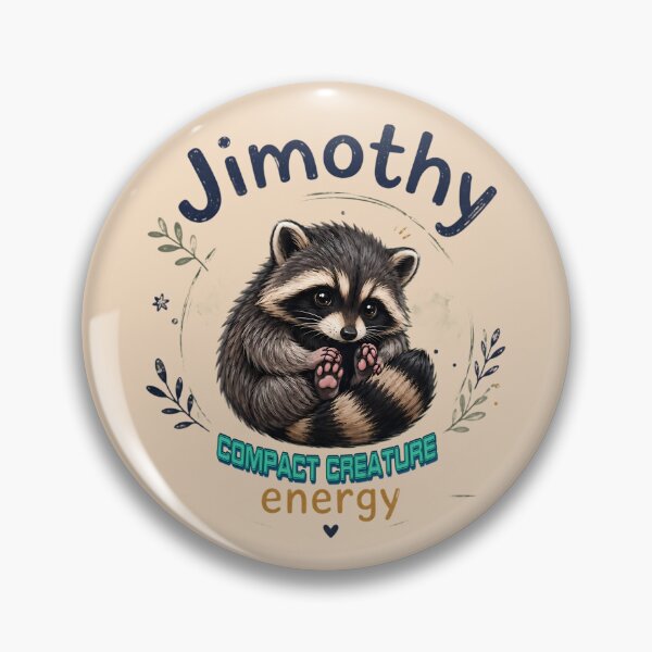 Item preview, Jimothy Cute Raccoon Art | Whimsical Woodland Animal | Cozy Forest Aesthetic | Colorful Digital Illustration designed and sold by Bhaskar Digital Art.
