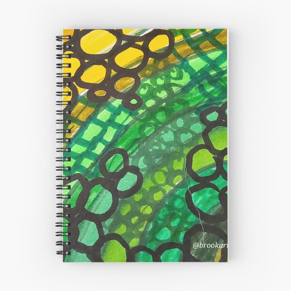 Item preview, Green Curved Patterns  designed and sold by DancingCreek.