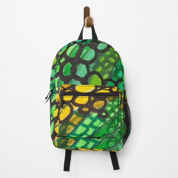 Item preview, Green Curved Patterns designed and sold by DancingCreek.