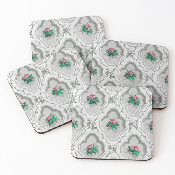 Artikelvorschau, Vintage-Blumentapete entworfen und verkauft von doodles by claire.