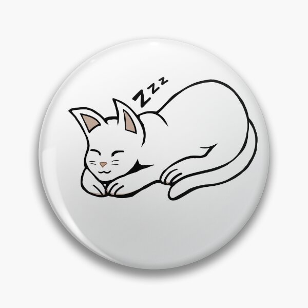 Item preview, White Cat Snow Sleeping designed and sold by YHK13.