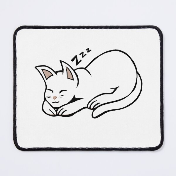 Item preview, White Cat Snow Sleeping designed and sold by YHK13.