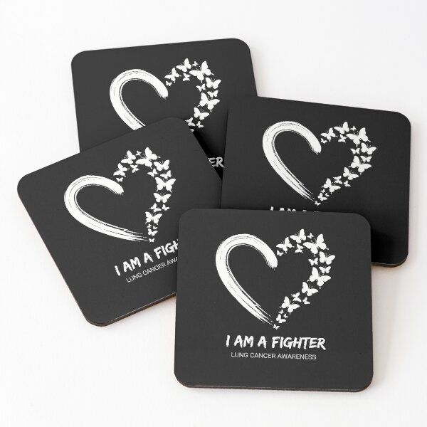 Item preview, I AM A FIGHTER — LUNG CANCER AWARENESS designed and sold by jkrphoto.