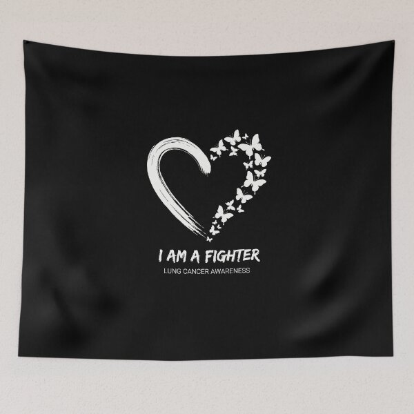 Item preview, I AM A FIGHTER — LUNG CANCER AWARENESS designed and sold by jkrphoto.