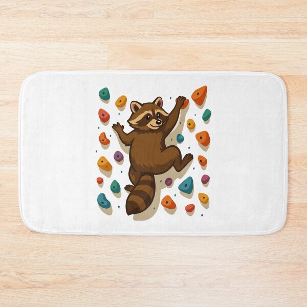 Item preview, Climbing raccoon: Artful bouldering designed and sold by Pineapple-Tree.