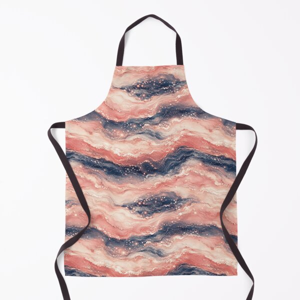 Item preview, Celestial Ocean Horizontal Rose Gold Wave Art designed and sold by Inkworksbyshery.