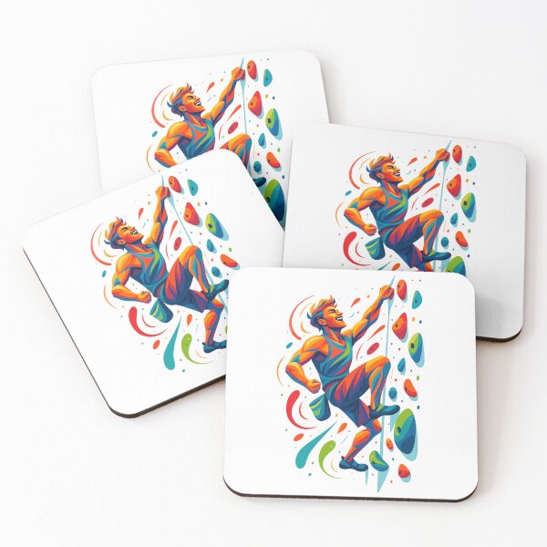 Item preview, Bouldering Motivation: Climber Art Design designed and sold by Pineapple-Tree.