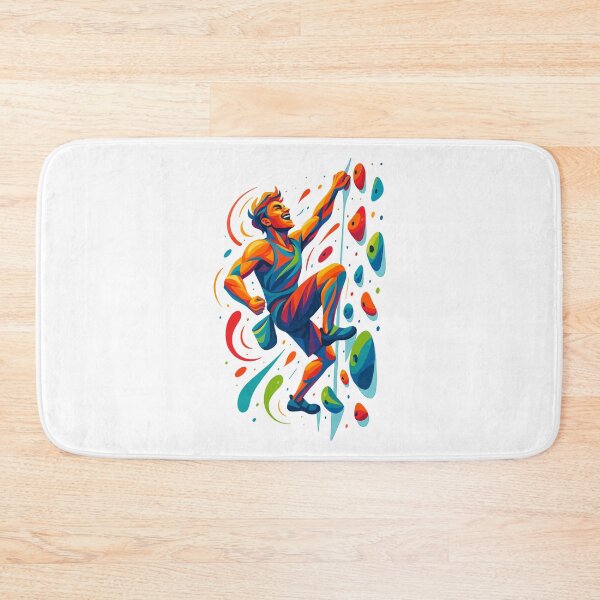 Item preview, Bouldering Motivation: Climber Art Design designed and sold by Pineapple-Tree.