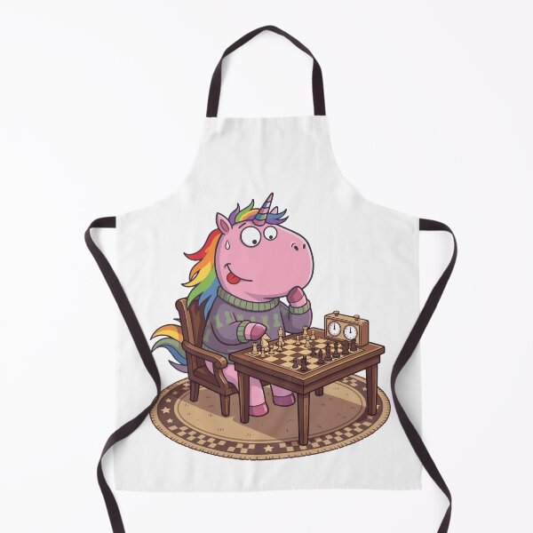 Item preview, Cute pink unicorn Chess player Rainbow design, Sports Gift designed and sold by BobaTeeStore.