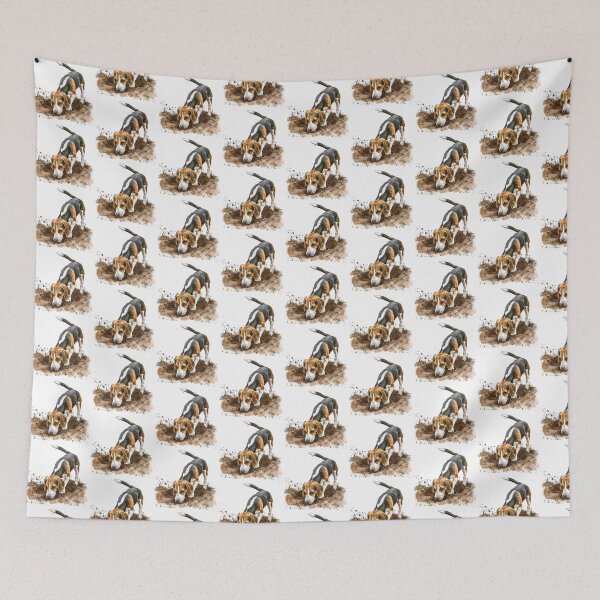 Item preview, Beagle Dog | Cute Puppy Aesthetic Art designed and sold by Mandayartstudio.