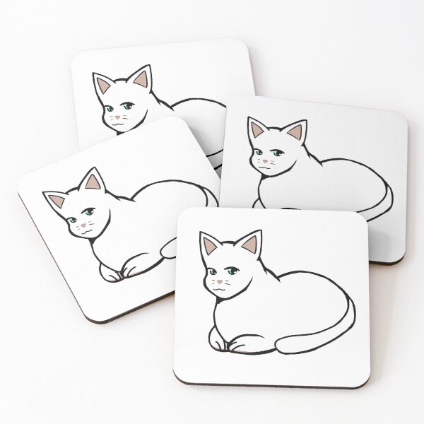 Item preview, White Cat Snow Loafing designed and sold by YHK13.