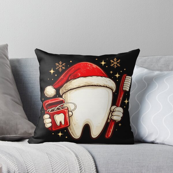 Item preview, Dental Hygienist Christmas Gift Santa Tooth Art designed and sold by Corvoria.