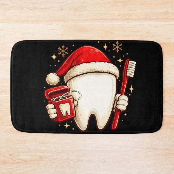 Item preview, Dental Hygienist Christmas Gift Santa Tooth Art designed and sold by Corvoria.
