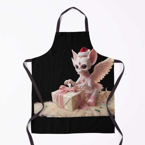 Item preview, Cute Skeleton Angel Christmas Present Unwrapping designed and sold by LujziWorld.