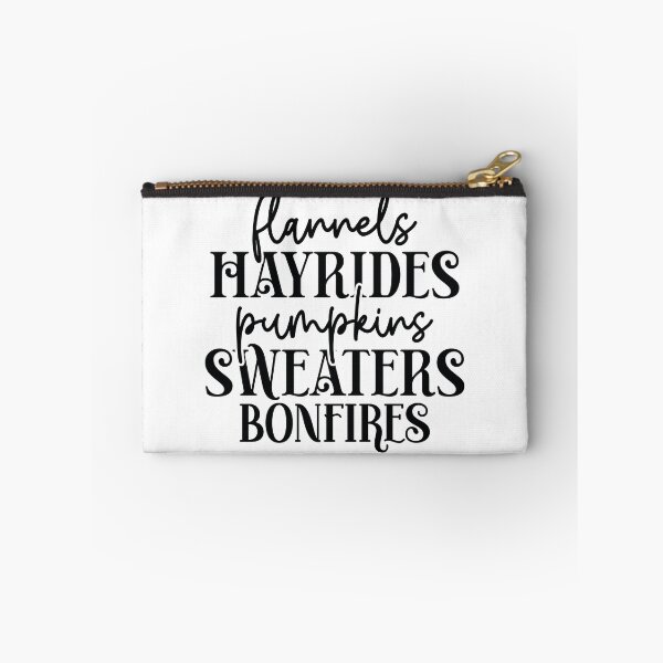 Item preview, Flannels Hayrides Pumpkins Sweaters Bonfires - Autumn Halloween Vibes Quotes Retro Fall Season Gift designed and sold by FuzionRaptor.