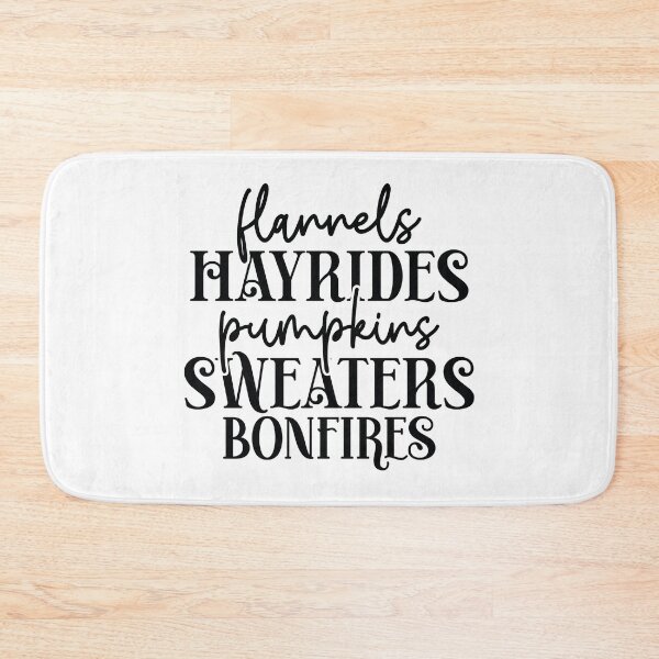 Item preview, Flannels Hayrides Pumpkins Sweaters Bonfires - Autumn Halloween Vibes Quotes Retro Fall Season Gift designed and sold by FuzionRaptor.