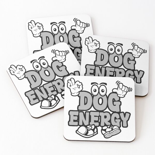 Item preview, DOG ENERGY - PETS Graffitti Character Bold Retro designed and sold by NFTWords.