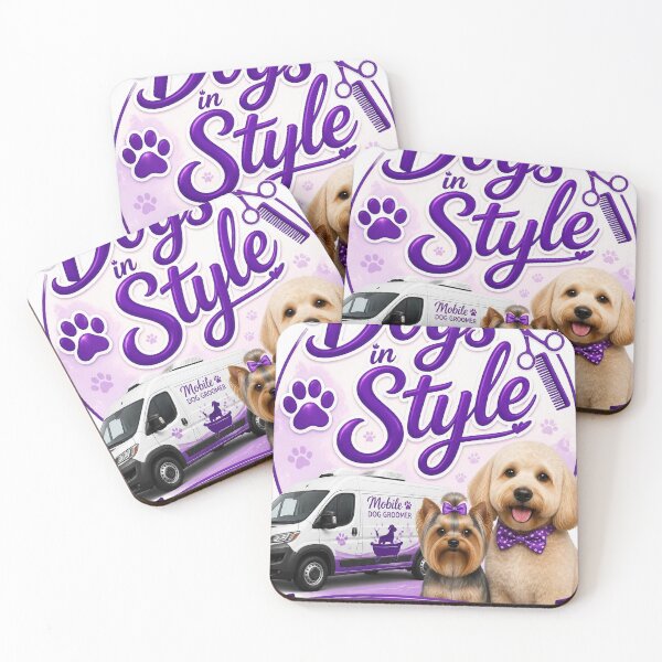 Item preview, Mobile Dog Groomer logo designed and sold by Bebe5512.