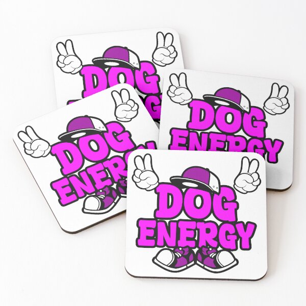 Item preview, DOG ENERGY - PETS Lettering Comic Words Funny  designed and sold by NFTWords.