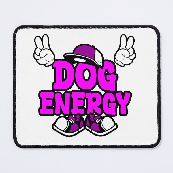 Item preview, DOG ENERGY - PETS Lettering Comic Words Funny designed and sold by NFTWords.