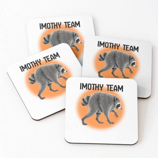 Item preview, Team Jimothy Cute Raccoon Short Spine Meme Graphic designed and sold by     Fatma Creates.