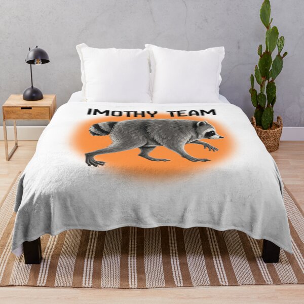 Item preview, Team Jimothy Cute Raccoon Short Spine Meme Graphic designed and sold by Fatma Creates.