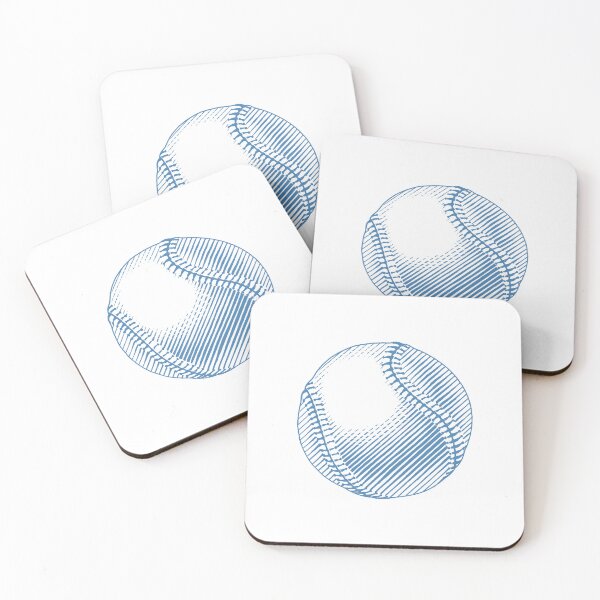 Item preview, Vintage Steel Blue baseball designed and sold by pattern-archive.