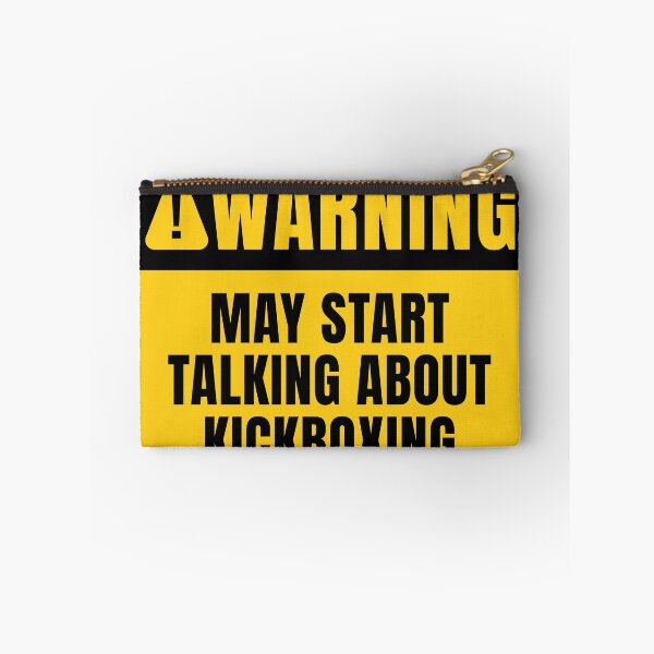 Item preview, Kickboxing Funny Warning Sign designed and sold by MaryAller.