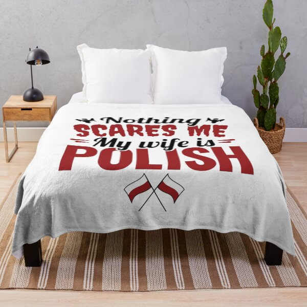 Item preview, Funny Polish Husband Nothing Scares Me My Wife Is Polish designed and sold by jaygo.
