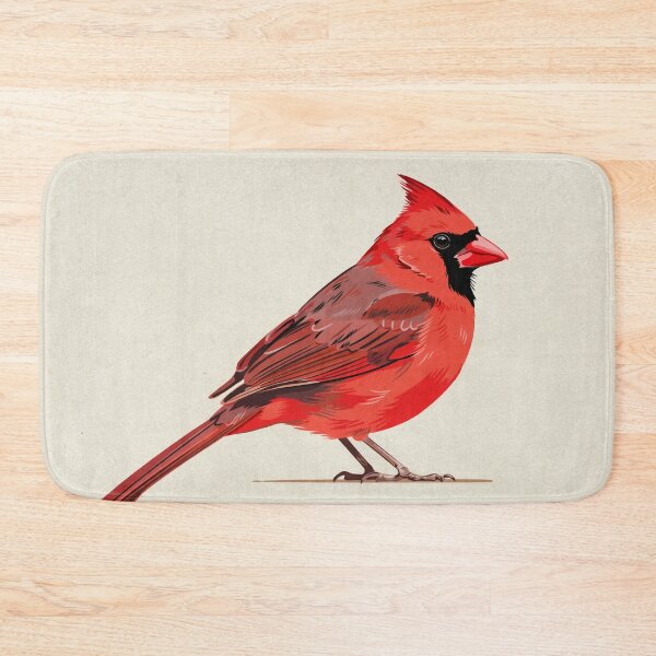 Item preview, Vintage Northern Cardinal Art Print designed and sold by Filora Atelier | Bird Art.